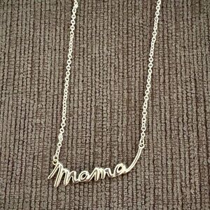 Stella & Dot Silver 'Mama' Necklace